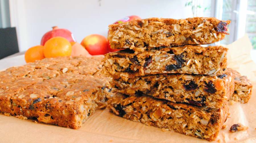 Oats And Dried Fruit Bars Recipe Cuisine Fiend
